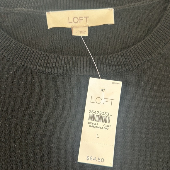 Loft Sweater with Ruffle NWT - Picture 3 of 3